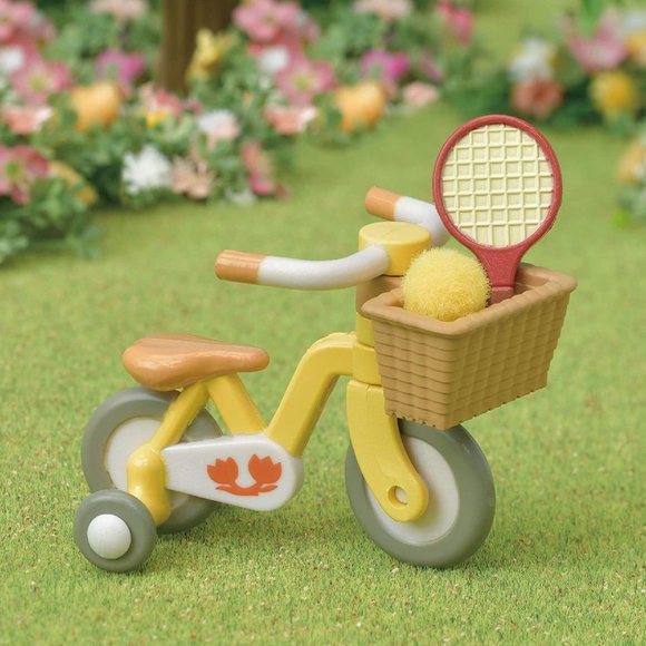 Calico Critters Bicycle With Basket And Training Wheels For Critter Kids - Picture 2 of 8